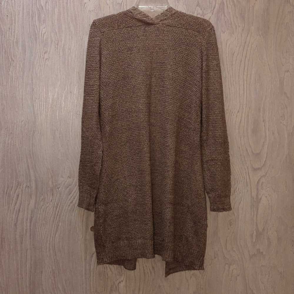 Love Ellie Cardigan Duster With Pockets Color Brown Size Medium - Picture 2 of 5